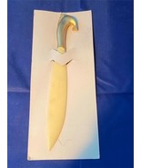 Vintage NOS Letter Opener Plastic Celluloid Horse Head Chess Knight Shap... - £14.47 GBP