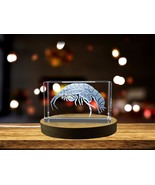LED Base included | Exquisitely 3D Engraved Sand Hopper Crystal Sculpture - $35.67 CAD+