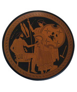 Hephaestus gives Thetis arms of Achilles Homeric Trojan War Greek plate ... - $137.61