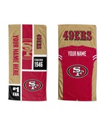 San Francisco 49ers Official NFL Jersey or Colorblock Personalized Beach... - €42,79 EUR
