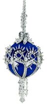Cracker Box Inc Ornament Kit Angel Wings  (Royal Ball with Silver Accents) - $78.00
