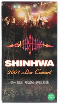 Shinhwa 2001 Live Concert VHS [NTSC] Video Tape K-Pop SM Entertainment - £35.38 GBP