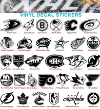 NHL logos Vinyl Decal Stickers Car Window Wall National Hockey League Sport Art - £4.99 GBP+