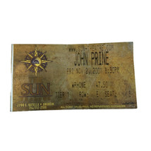 John Prine Ticket Stub The Sun Theater  11.2.2001 Anaheim, California - $15.00