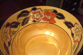 Noritake NIPPON MORIMURA  lusterware bowl 2 black handles red stamp  - £43.52 GBP