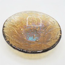 JSG Oceana KRS Art Glass Iridescent Centerpiece Fruit Bowl 8&quot; - $20.78