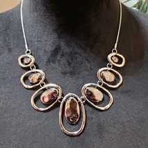 Womens Gold Tone Metal Irregular Open Circle Necklace with Lobster Clasp - $27.72
