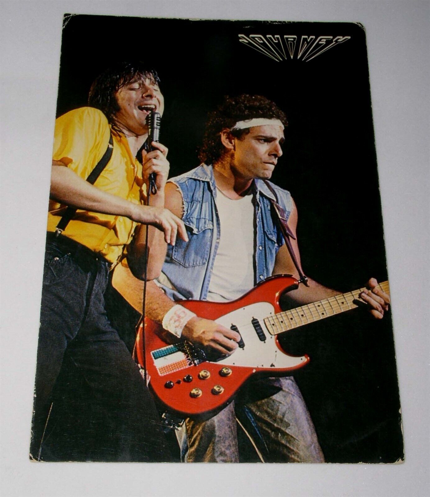 Journey Steve Perry Postcard Vintage 1984 Freezz Frame Neal Schon** - $19.99