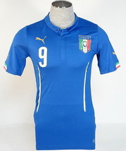 Puma Balotelli FIGC Italia National Football Team Slim Fit Blue Jersey Men's NWT - $187.49