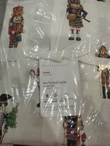 POTTERY BARN NUTCRACKER 4pc KING SHEET SET HOLIDAY/CHRISTMAS BNIP - $165.46