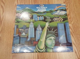 RARE 1986 NY STATE LOTTERY WINNING NUMBERS ALBUM RECORD LP TWIN TOWERS O... - $18.00