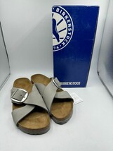 Birkenstock Siena Big Buckle DOVE GRAY M/N Size 41 Women&#39;s 10 Narrow Fit - $115.94