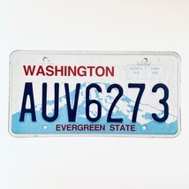  United States Washington Evergreen State Passenger License Plate AUV6273 - $205.22 MXN