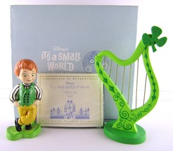 Disney WDCC Small World, Ireland, a Merry Jig and Harp w Box and COA - £148.56 GBP