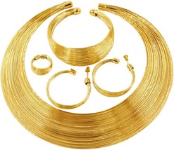 Chunky Gold Jewelry Set  - £22.94 GBP