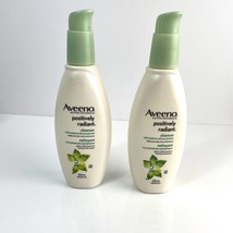 2 Aveeno Positively Radiant Cleanser 6.7oz DISCONTINUED Active Naturals - £34.55 GBP