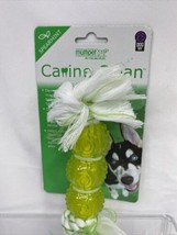 Multipet Canine Clean Rope 3 TPR Balls Spearmint Chew Dogs Toys Tartar D... - £3.45 GBP