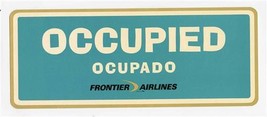 Frontier Airlines Occupied &amp; Reserved For Passengers Traveling Together ... - £21.79 GBP