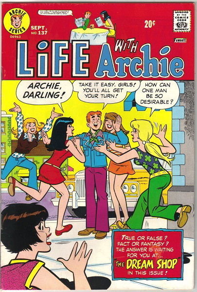 Primary image for Life With Archie Comic Book #137, Archie 1973 VERY FINE