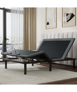 OS4 Queen Adjustable Bed Base: Head &amp; Foot Positions, Black/Grey Split - $1,046.91 CAD