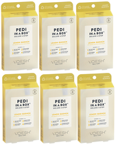 Voesh Pedi In A Box Deluxe 4 Step Pedicure - Lemon Quench  (Pack Of 6) - $39.90