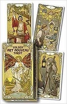 Golden Art Nouveau tarot - $78.75