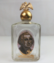 Vintage Avon George Washington Tribute 4 Fl Oz Empty After Shave Glass Bottle - £6.21 GBP