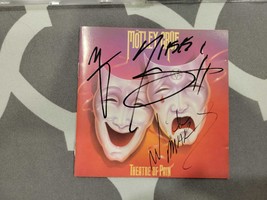 Motley Crue signed cd Theatre Of Pain, 4 members, Original, Vintage, Gre... - $174.29