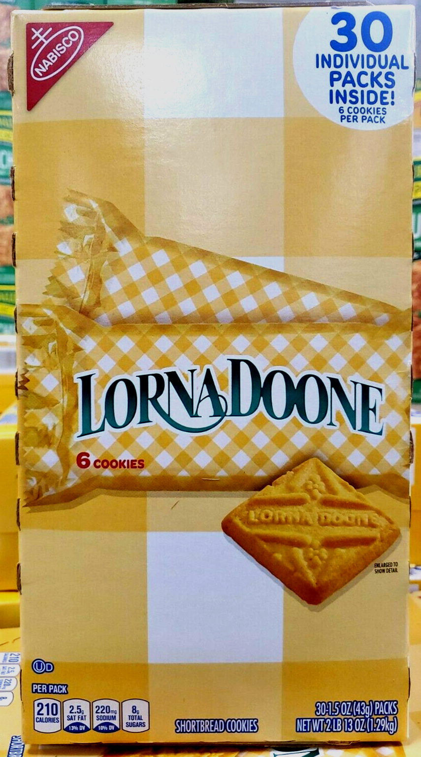 Lorna Doone Shortbread Cookies, 1.5 oz 30-count - £15.68 GBP