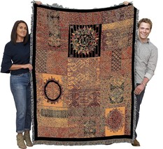 Woven From Cotton And Made In The Usa, The Guatemala Tapestry Blanket Is A Great - £61.34 GBP