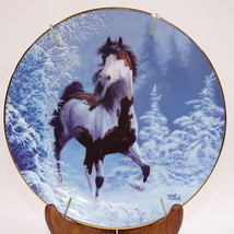 Unbridled Spirit Winter Renegade Collectors Horse Plate By Chuck Dehaan Rare - £13.64 GBP