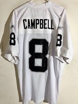 Reebok Authentic NFL Jersey Oakland Raiders Jason Campbell White sz 54 - £31.64 GBP