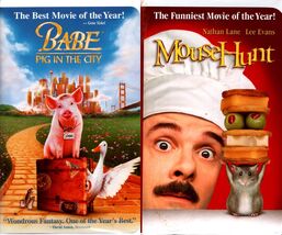 BABE PIG IN THE CITY MOUSE HUNT FUNNIEST BEST MOVIE OF YEAR CLAM SHELL - $6.49