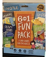Hoyle 6 in 1 Kids Playing Cards Multi Game Pack, 6 Fun Games in 1 (Ages 3+ - $10.57 CAD
