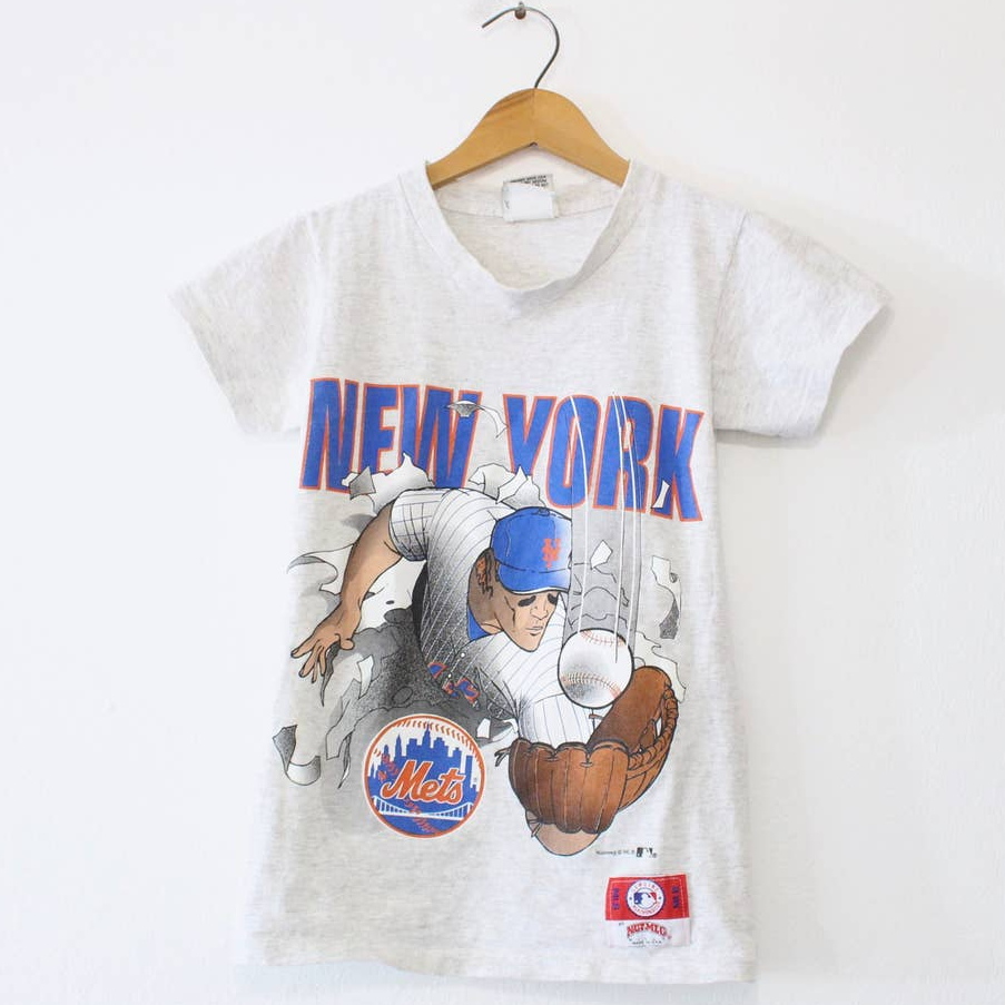 Primary image for Vintage Kids New York Mets Baseball T Shirt Small