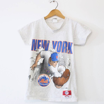 Vintage Kids New York Mets Baseball T Shirt Small - £36.91 GBP
