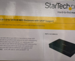 StarTech.com - S3510BMU33 - 3.5in USB 3.0 External Hard Drive Enclosure ... - £71.28 GBP
