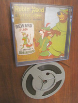Film Super 8 Walt Disney Productions Robin Hood E Little John Classico Animato - £47.71 GBP