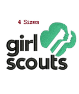 Girl Scouts digitized machine embroidery design Digital Download - £3.11 GBP