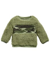 First Impressions Baby Boys 12M Camo Print Fuzzy Sherpa Fleece Sweatshir... - £8.57 GBP