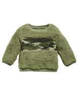 First Impressions Baby Boys 12M Camo Print Fuzzy Sherpa Fleece Sweatshir... - £8.59 GBP