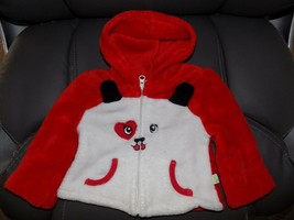 Duck Duck Goose Red Dog Hooded Jacket Size 6/9 Months Infant EUC - $15.12