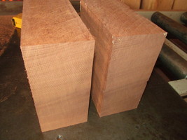 2 Exotic Kiln Dried Sapele Bowl Blanks Lumber Wood Turning ~6 X 6 X 3&quot; - £26.40 GBP