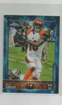 A.J. Green (Bengals) 2015 Topps Chrome Football Mini Blue Refractor #28 - £2.39 GBP