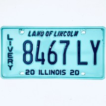 2020 United States Illinois Land of Lincoln Livery License Plate 8467 LY - $18.80