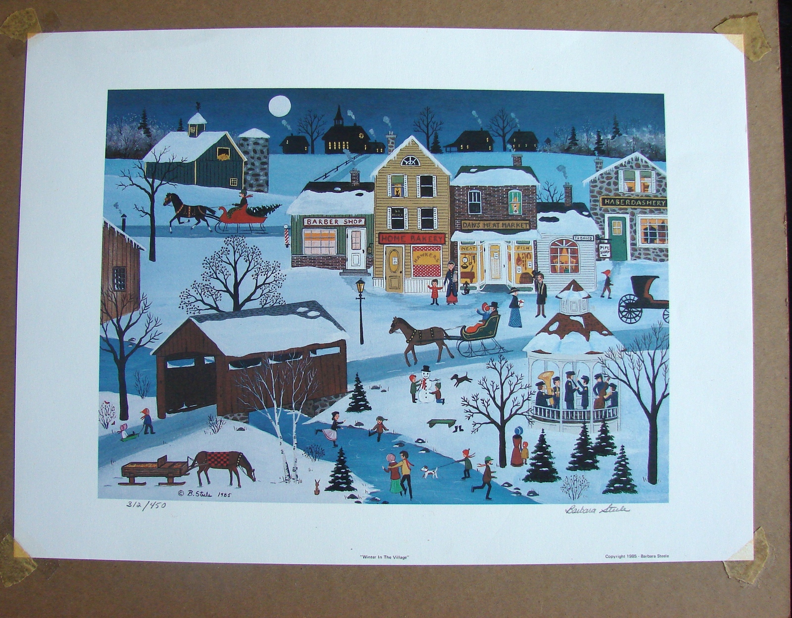 Barbara Steele - A Day For A Sleigh Ride Signed Limited Edition of 450  - $34.99