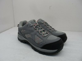 Aggressor Women&#39;s Steel Toe SP Safety Athletic Shoes 2501 Grey/Pink Size... - $42.74