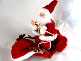 Christmas Dog Cat Small Pet Costume Santa Claus Riding Outfit Clothes - $14.84