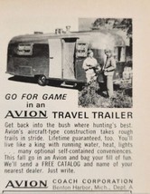 1961 Print Ad Avion Coach Travel Trailers Benton Harbor,Michigan - $8.35