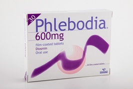 Phlebodia 600 Mg, 30Tab Heavy Legs, Venous Insufficiency, Hemorrhoids - £28.30 GBP